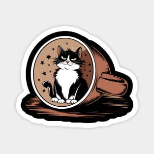 Cat in a Cup Magnet