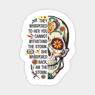 Mexican Sugar Skull Magnet