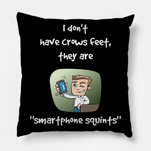 Funny I Don't Have Wrinkles Man Pillow by egcreations