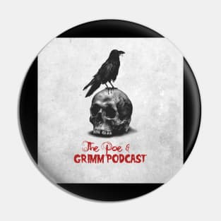 Poe&Grimm Podcast Pin