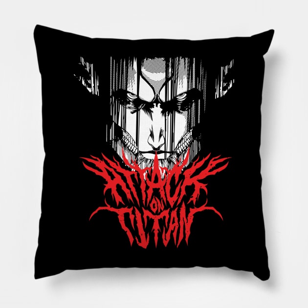 Founding Titan Fanart Pillow by Planet of Tees