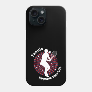 US Open Tennis USA Flag Silhouette Phone Case