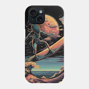 Alien surfing 88073 Phone Case