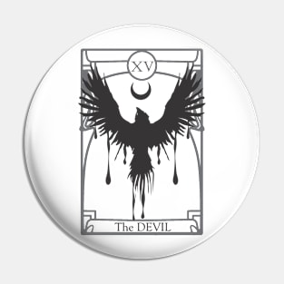 crow tarot Pin