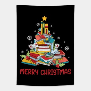 Merry bookmas Tapestry