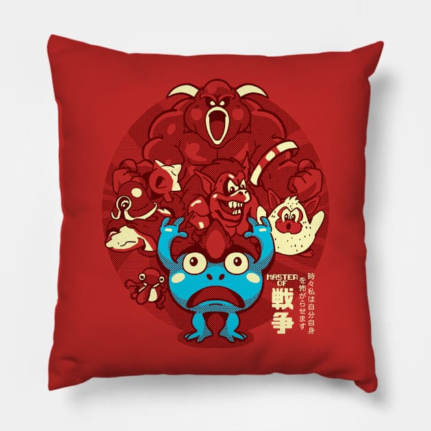 Master of all - Color 02 Pillow by andrefellip