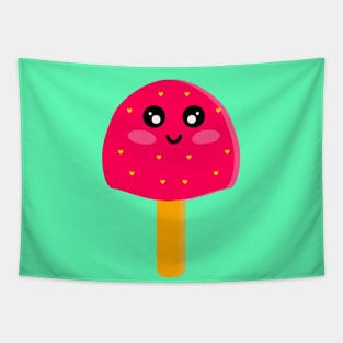 Pink Strawberry Ice-Cream Tapestry