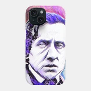 Frédéric Chopin Pink Portrait | Frédéric Chopin Artwork 7 Phone Case