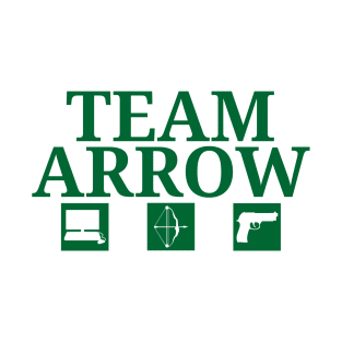 Team Arrow - Symbols w/ Text - Weapons T-Shirt