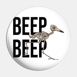 Beep Beep Roadrunner Skeleton Pin