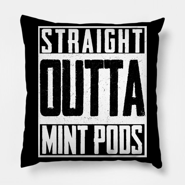 Straight Outta Mint Pods Smoker Stop Smoking Pillow by magazin