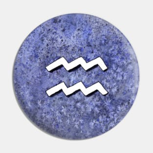 Aquarius astrological sign Pin