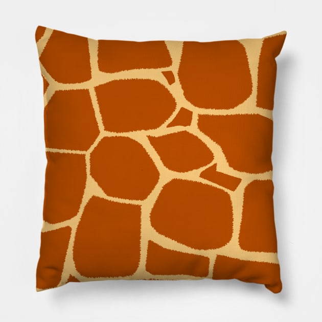 Giraffe animal Print Pillow by nickemporium1