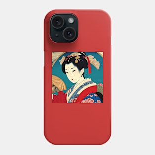 Geisha Study F in Japanese Style Phone Case