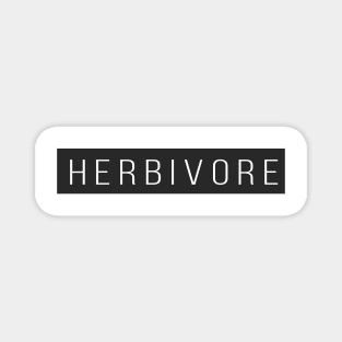 herbivore white Magnet