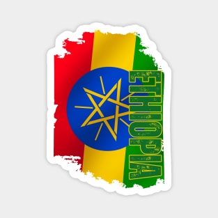 Ethiopia flag, ethiopian flag Magnet