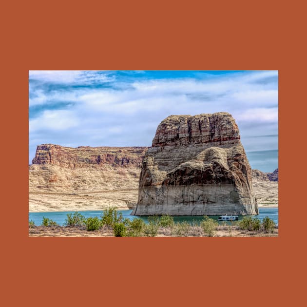 Lone Rock - Lake Powell - Utah by Debra Martz