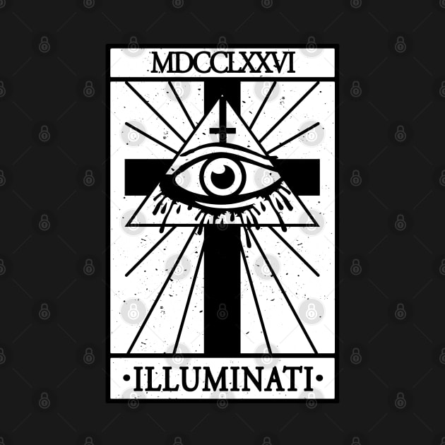 ILLUMINATI - TAROT CARD - ILLUMINATI CARD by Tshirt Samurai