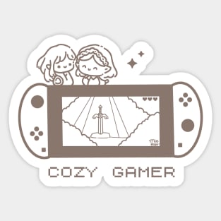 Cozy Gamer Essentials Sticker for Sale by Clefairy Creations