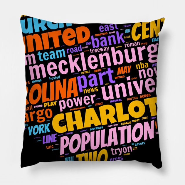 I love Charlotte Pillow by Superfunky