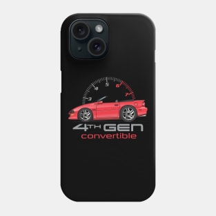 4th gen convertible-Red Phone Case