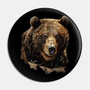 Sharing Spaces With Grizzly Bear Pin