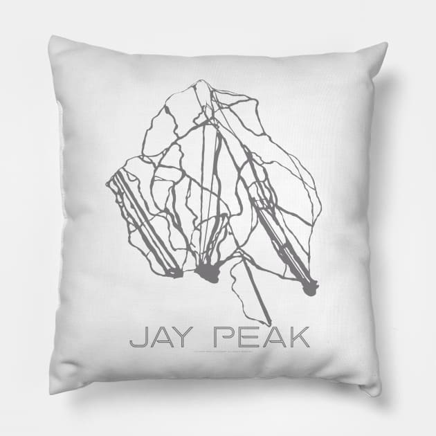 Jay Peak Resort 3D Pillow by Mapsynergy
