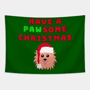 Have a PAWsome Christmas! Tapestry