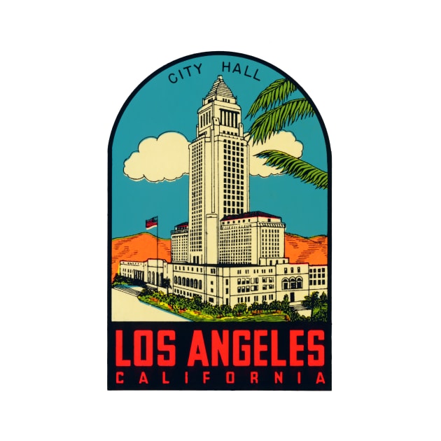 1960s Los Angeles City Hall by historicimage