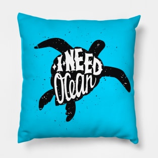 Sea you soon [Positive tropical motivation] Pillow