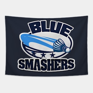 Sport Merchandise | Badminton Team Blue Smashers Tapestry