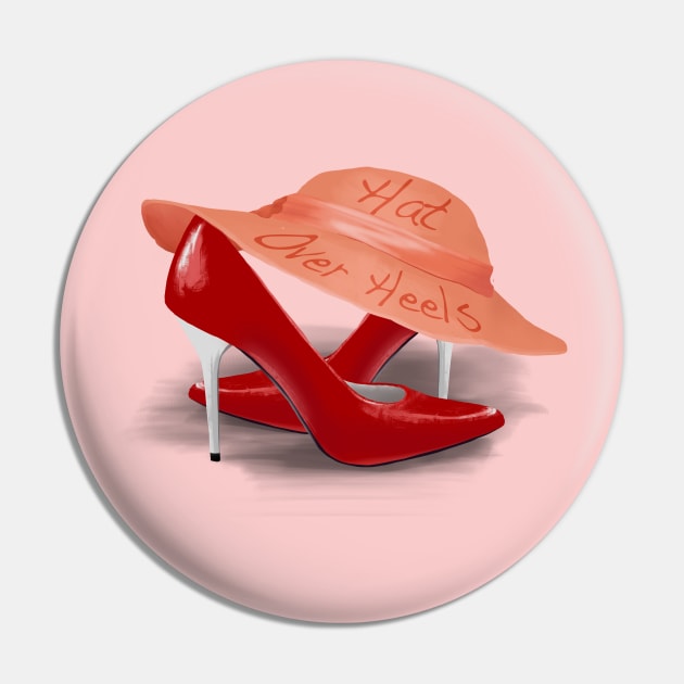 Hat over Heels Pin by quenguyen