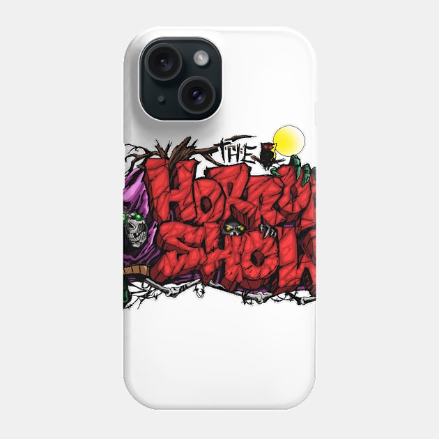 Horror Show Channel Crew Throwback Shirt (Colored) Phone Case by TheHorrorShowChannel