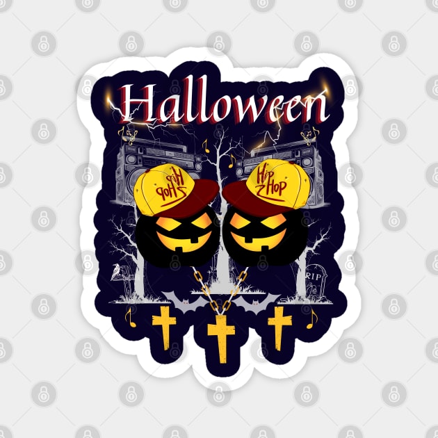 Halloween Hip Hop Magnet by ATime7