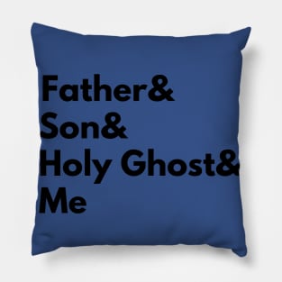 Father& Son& Holy Ghost Trinity Christian Design Pillow