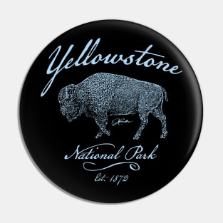 Yellowstone National Park Walking Bison Pin