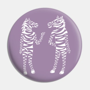 Couple Zebra Pin