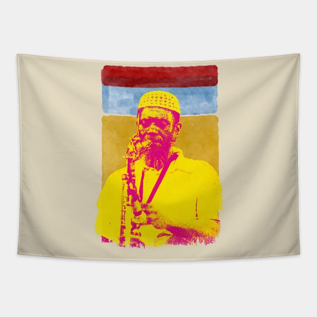 Pharoah Sanders Tapestry by HAPPY TRIP PRESS