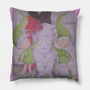 Gnome dancing Pillow