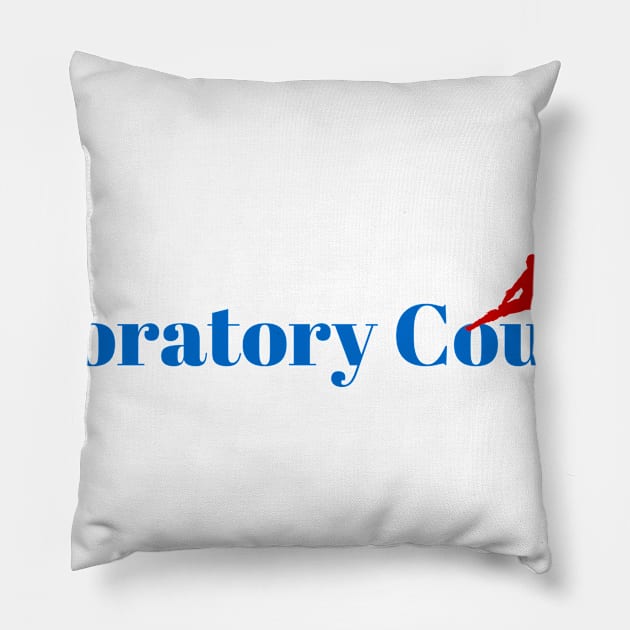 The Laboratory Courier Ninja Pillow by ArtDesignDE