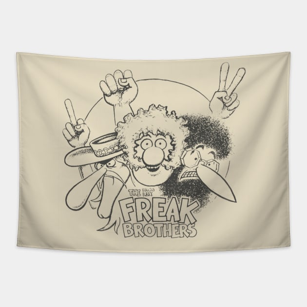 the fabulous furry freak brothers Tapestry by mirgasuga