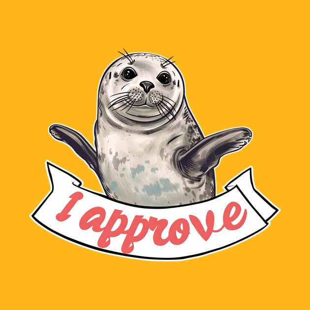 seal of approve by Stephanie Francoeur Art