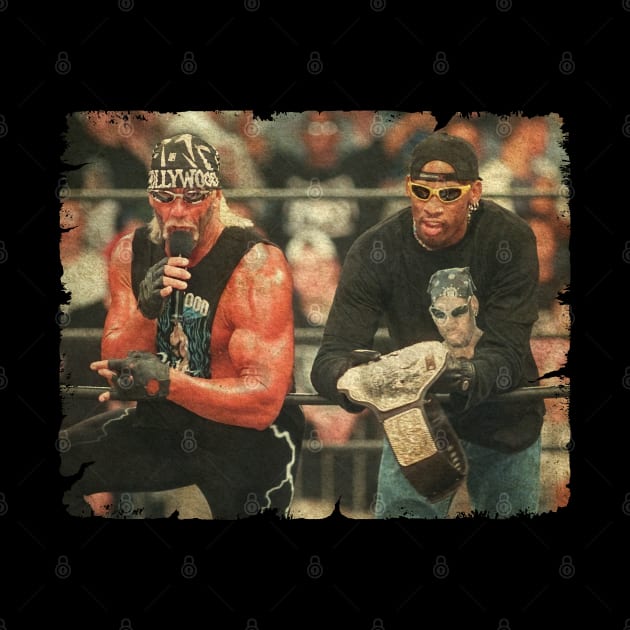 Dennis Rodman and Hulk Hogan by Wendyshopart