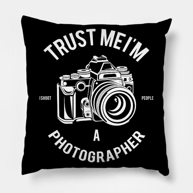 Photographer Pillow by GoshaDron