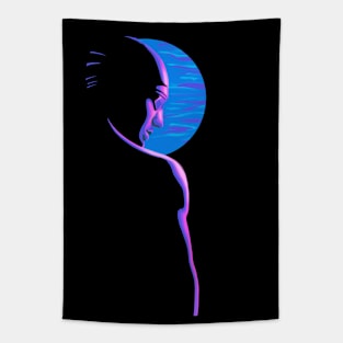 Retro style Swimmer Tapestry