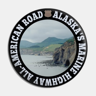 Alaska's Marine Highway All-American Road circle Pin