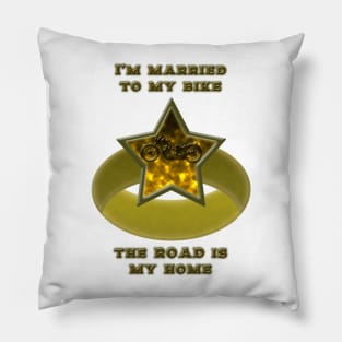 Married to Bike Pillow