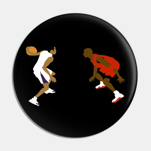 Crossover T-Shirt - Basketball Pin by HipHopTees