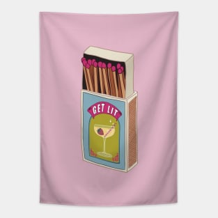 Get Lit Vintage Matchbox Tapestry