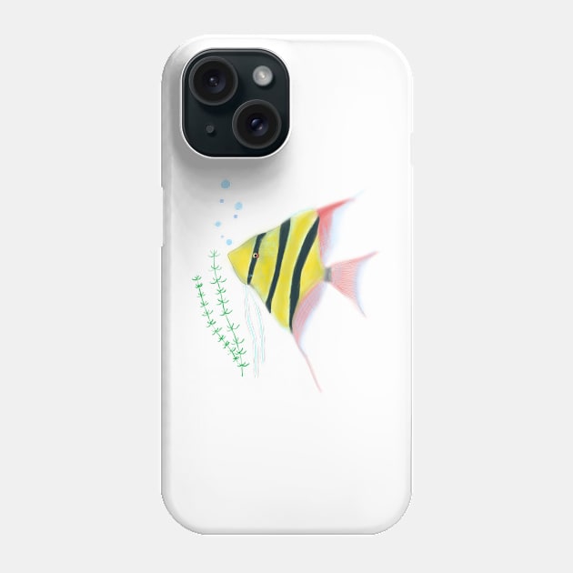 Angelfish Phone Case by Marinaaa010